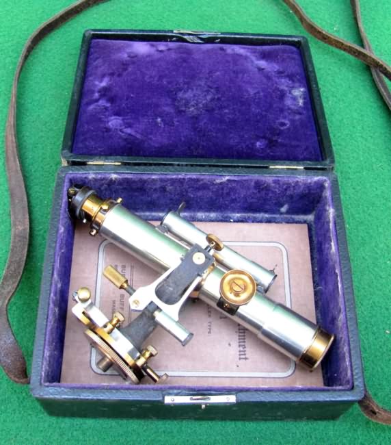 Nautical Antique Brass Surveying Instrument - Ruby Lane
