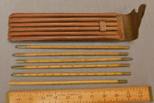 L. Lumley & Co. Ltd, Makers London. Spile Rod Liquid Measure Rule / Ruler