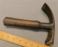 Antique Cooper's Hand Adze w/ Hammer Head 