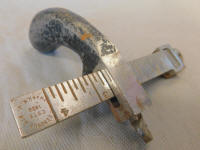 C. S. Osborne Steel Draw Gauge / Leatherworking Tool