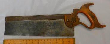 Cincinnati Saw Company 12" No.4 Back Saw