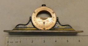 Davis Level & Tool Co. Adjustable Spirit Level / Mantle Clock Inclinometer 