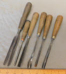 6 Buck Carving Tools / Chisels & Gouges