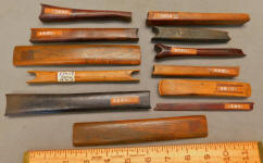 Saddle Maker / Cobbler / Shoe Maker / Leatherworker Wooden Slickers / Burnishing Tools