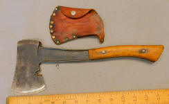 Bridgeport Boy Scout Hatchet w/ Leather Sheath