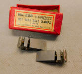 Starrett No. 298 Key Seat Rule Clamps